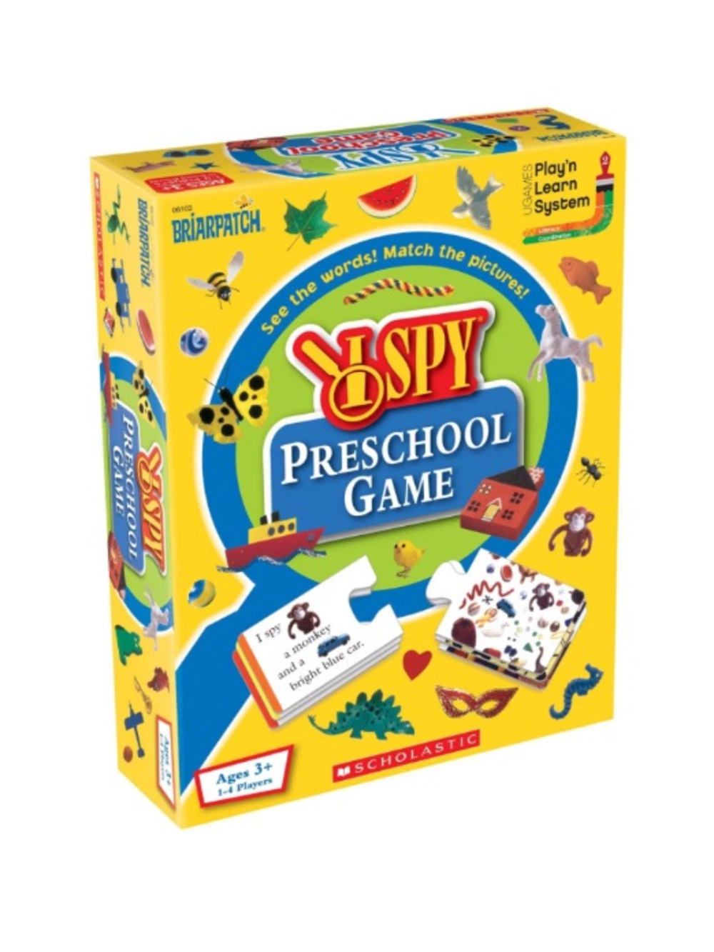 Scholastic I Spy Preschool Game matching puzzle